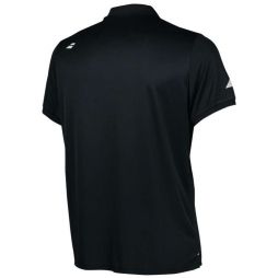 Тенісна футболка чоловіча Babolat Core Club Polo Men black/black поло Тенісна футболка чоловіча Babolat Core Club Polo Men black/black поло