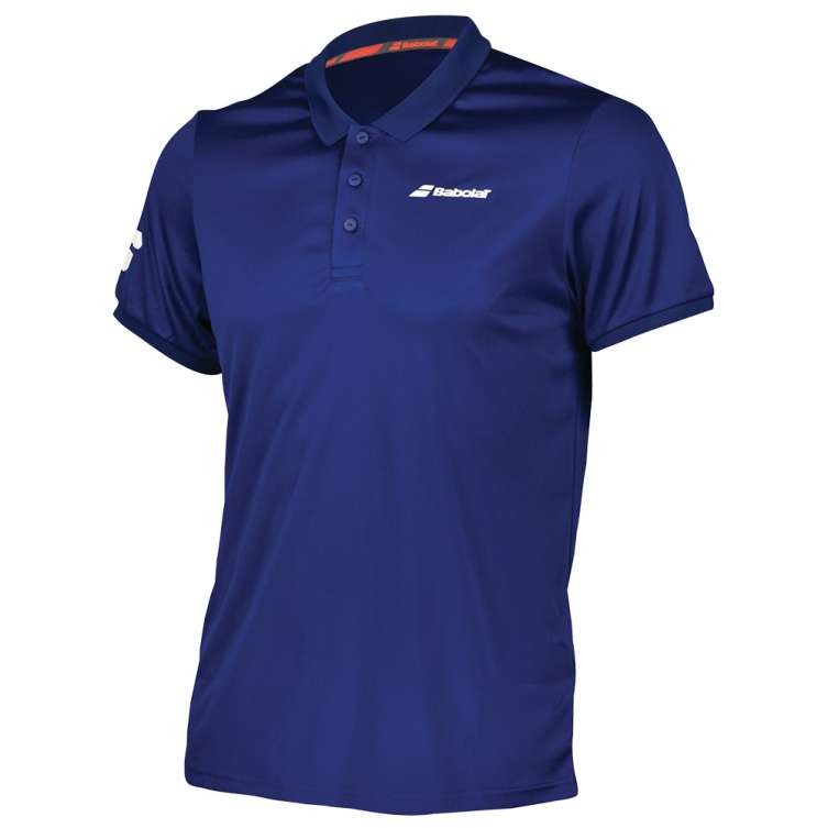 Теннисная футболка мужская Babolat Core Club Polo Men estate blue поло