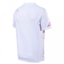 Тенісна футболка чоловіча Babolat Polo Performance Men white/salsa поло Тенісна футболка чоловіча Babolat Polo Performance Men white/salsa поло