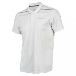 Тенісна футболка чоловіча Babolat Polo Performance Men white/white поло Тенісна футболка чоловіча Babolat Polo Performance Men white/white поло