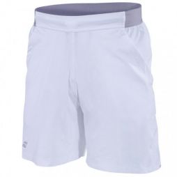 Тенісні шорти чоловічі Babolat Performance Short 7 Men white/silver Тенісні шорти чоловічі Babolat Performance Short 7 Men white/silver