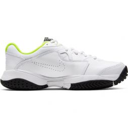 Детские теннисные кроссовки Nike Jr Court Lite 2 white/black/volt Детские теннисные кроссовки Nike Jr Court Lite 2 white/black/volt