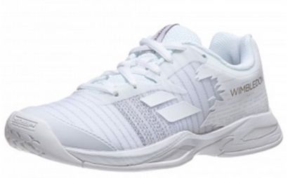 Детские теннисные кроссовки Babolat Jet All Court Wimbledon Junior white/white Детские теннисные кроссовки Babolat Jet All Court Wimbledon Junior white/white