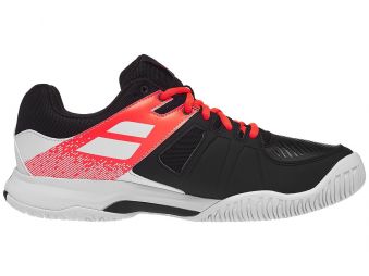 Теннисные кроссовки мужские Babolat Pulsion All Court black/fluo strike Теннисные кроссовки мужские Babolat Pulsion All Court black/fluo strike