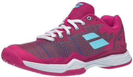 Теннисные кроссовки женские Babolat Jet Mach I ГРУНТ purple/blue pastel Теннисные кроссовки женские Babolat Jet Mach I ГРУНТ purple/blue pastel