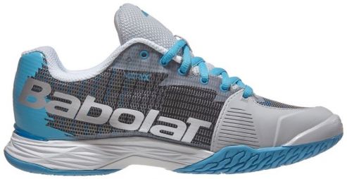 Теннисные кроссовки женские Babolat Jet Mach I silver/horizon blue Теннисные кроссовки женские Babolat Jet Mach I silver/horizon blue