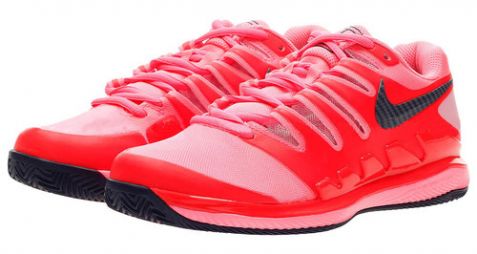 Тенісні кросівки жіночі Nike WMNS Air Zoom Vapor 10 ГРУНТ laser crimson/blackened blue Тенісні кросівки жіночі Nike WMNS Air Zoom Vapor 10 ГРУНТ laser crimson/blackened blue