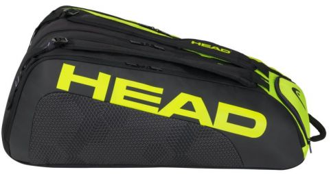 Тенісна сумка Head Tour Team Extreme 12R Monstercombi black/neon yellow