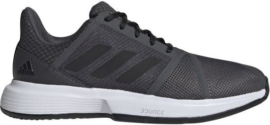 Теннисные кроссовки мужские Adidas CourtJam Bounce M ГРУНТ grey six/core black/cloud white Теннисные кроссовки мужские Adidas CourtJam Bounce M ГРУНТ grey six/core black/cloud white
