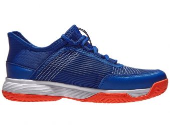 Дитячі тенісні кросівки adidas Adizero Club Junior collegiate royal/solar red/white Дитячі тенісні кросівки adidas Adizero Club Junior collegiate royal/solar red/white