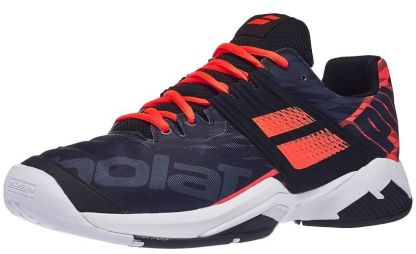 Теннисные кроссовки мужские Babolat Propulse Fury All Court black/fluo strike Теннисные кроссовки мужские Babolat Propulse Fury All Court black/fluo strike