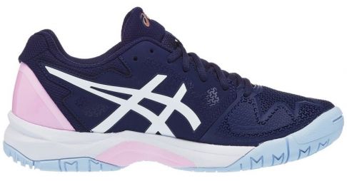 Детские теннисные кроссовки Asics Gel-Resolution 8 GS peacoat/cotton candy Детские теннисные кроссовки Asics Gel-Resolution 8 GS peacoat/cotton candy