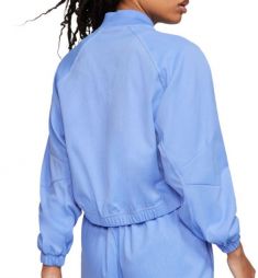 Кофта жіноча Nike Court Full Zip Jacket royal pulse/silver/team gold