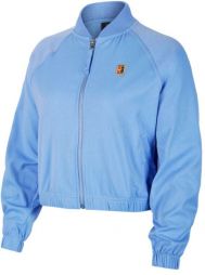 Кофта жіноча Nike Court Full Zip Jacket royal pulse/silver/team gold