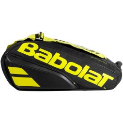 Тенісна сумка Babolat Pure Aero x6 2021 black/yelllow Тенісна сумка Babolat Pure Aero x6 2021 black/yelllow
