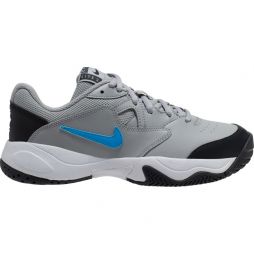 Детские теннисные кроссовки Nike Jr Court Lite 2 light smoke grey/blue hero Детские теннисные кроссовки Nike Jr Court Lite 2 light smoke grey/blue hero