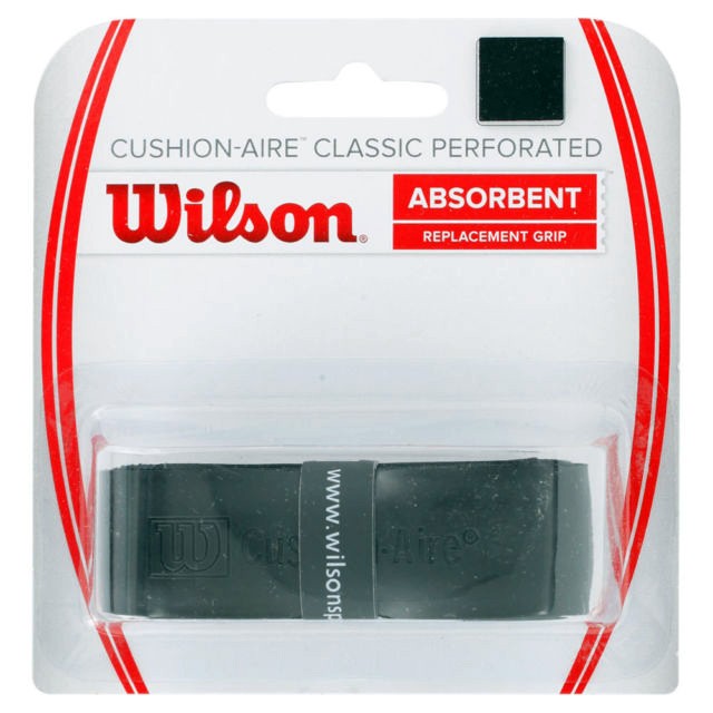 Ручка для ракетки Wilson Cushion Aire Classic Perforated (1 шт.) black