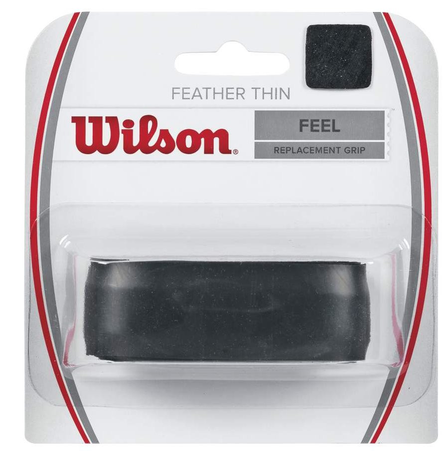 Ручка для ракетки Wilson Feather Thin (1 шт.) black