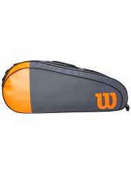 Теннисная сумка Wilson Burn Team 6 Pk Bag grey/orange