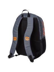 Теннисный рюкзак Wilson Burn Team Backpack grey/orange