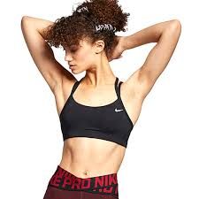 Топ жіночий Nike Favorites Strappy Bra black/white Топ жіночий Nike Favorites Strappy Bra black/white