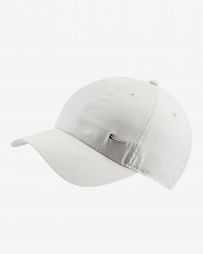 Тенісна кепка Nike H86 Metal Swoosh Cap light beige/metallic silver