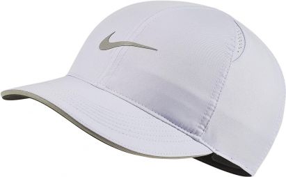 Тенісна кепка Nike Aerobill Featherlight Cap white/white