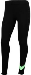 Легінси дитячі Nike Favorites Swoosh Tight black/green Легінси дитячі Nike Favorites Swoosh Tight black/green