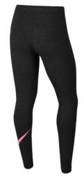 Легінси дитячі Nike Favorites Swoosh Tight black heather/sunset pulse Легінси дитячі Nike Favorites Swoosh Tight black heather/sunset pulse