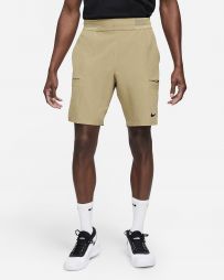 Тенісні шорти чоловічі Nike Court Advantage Short 9in parachute beige/black