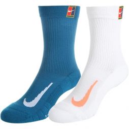 Носки тенісні Nike Multiplier Crew 2PR Cushioned 2 пари blue/white Носки тенісні Nike Multiplier Crew 2PR Cushioned 2 пари blue/white