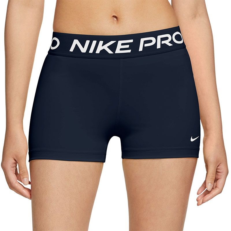 Теннисные шорты женские Nike Pro 365 Short 3in obsidian/white