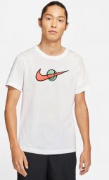 Тенісна футболка чоловіча Nike Court Swoosh Tennis Tee white
