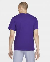 Теннисная футболка мужская Nike Court Swoosh Tennis Tee court purple