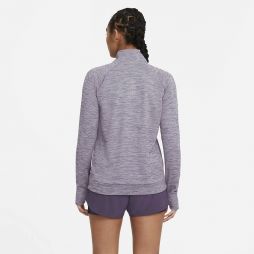 Тенісна футболка жіноча Nike Pacer Shirt dark raisin/heather/reflective silver