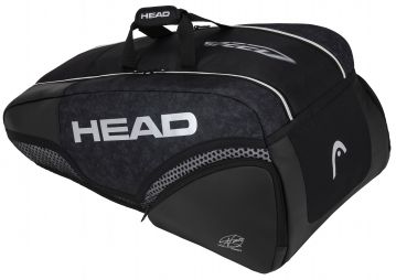 Тенісна сумка Head Novak Djokovic 9R Supercombi black/black/white