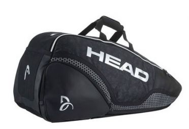 Тенісна сумка Head Novak Djokovic 9R Supercombi black/black/white