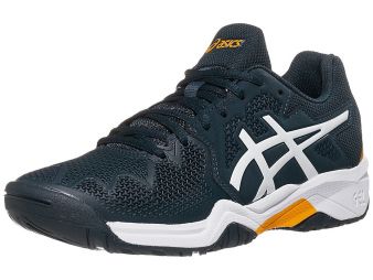 Детские теннисные кроссовки Asics Gel-Resolution 8 GS french blue/white Детские теннисные кроссовки Asics Gel-Resolution 8 GS french blue/white