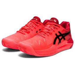 Теннисные кроссовки женские Asics Gel-Resolution 8 ГРУНТ Tokyo sunrise red/eclipse black Теннисные кроссовки женские Asics Gel-Resolution 8 ГРУНТ Tokyo sunrise red/eclipse black