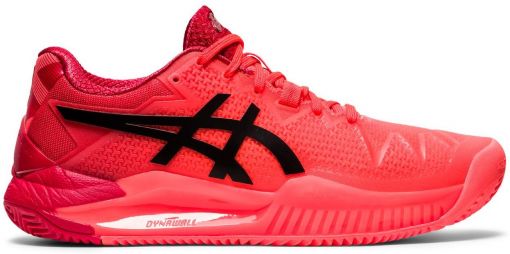 Теннисные кроссовки женские Asics Gel-Resolution 8 ГРУНТ Tokyo sunrise red/eclipse black Теннисные кроссовки женские Asics Gel-Resolution 8 ГРУНТ Tokyo sunrise red/eclipse black
