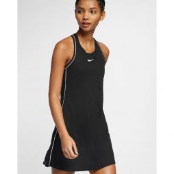 Тенісне плаття жіноче Nike Court Dry Dress black/white Тенісне плаття жіноче Nike Court Dry Dress black/white