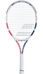 Теннисная ракетка детская Babolat Drive Girl Jr (24) white/pink/blue Теннисная ракетка детская Babolat Drive Girl Jr (24) white/pink/blue