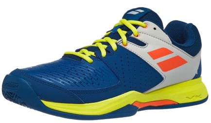 Теннисные кроссовки мужские Babolat Pulsion Грунт dark blue/sulphur spring Теннисные кроссовки мужские Babolat Pulsion Грунт dark blue/sulphur spring