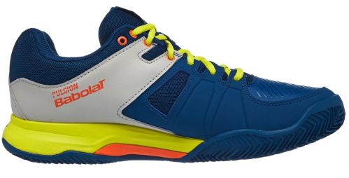 Теннисные кроссовки мужские Babolat Pulsion Грунт dark blue/sulphur spring Теннисные кроссовки мужские Babolat Pulsion Грунт dark blue/sulphur spring
