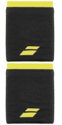 Напульсник Babolat Logo Jumbo Wristband black/sulphur spring