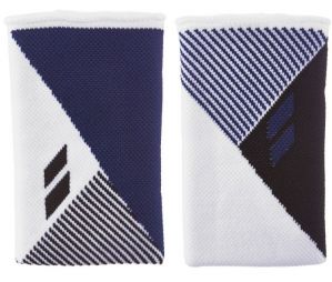 Напульсник Babolat Reversible Jumbo Wristband white/estate blue Напульсник Babolat Reversible Jumbo Wristband white/estate blue