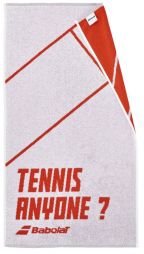 Рушник Babolat Medium Towel white/cherry tomato Рушник Babolat Medium Towel white/cherry tomato