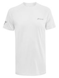 Тенісна футболка дитяча Babolat Play Crew Neck Tee Boy white Тенісна футболка дитяча Babolat Play Crew Neck Tee Boy white