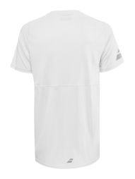 Тенісна футболка дитяча Babolat Play Crew Neck Tee Boy white Тенісна футболка дитяча Babolat Play Crew Neck Tee Boy white