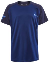 Тенісна футболка дитяча Babolat Play Crew Neck Tee Boy estate blue